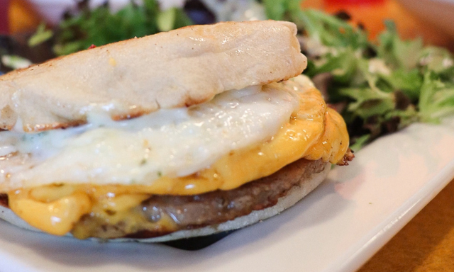 Sausage, Egg, & Cheese Muffin.