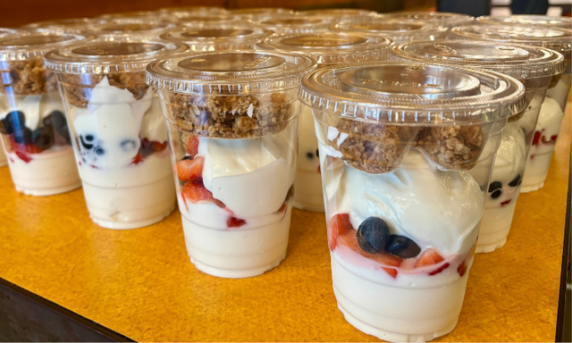 Fruit & Yogurt Parfait.