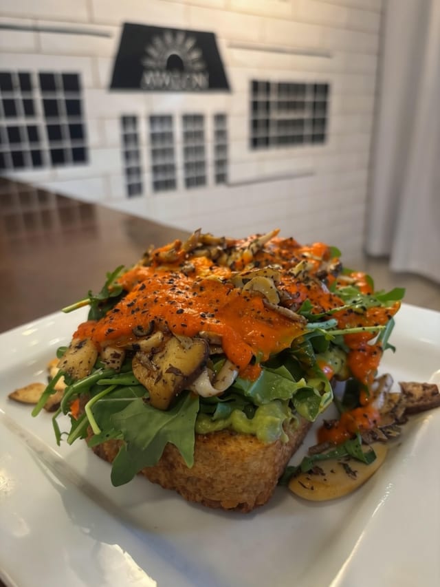 Wild Mushroom Avocado Toast.