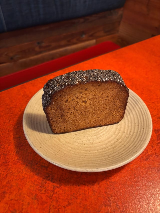 Walter Pats Honey Orange Cake Slice.